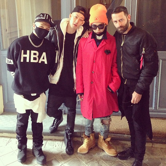 Street style cực chất của GDragon và Taeyang tại Paris Fashion Week